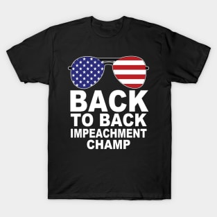 back to back impeachment champ shirt T-Shirt